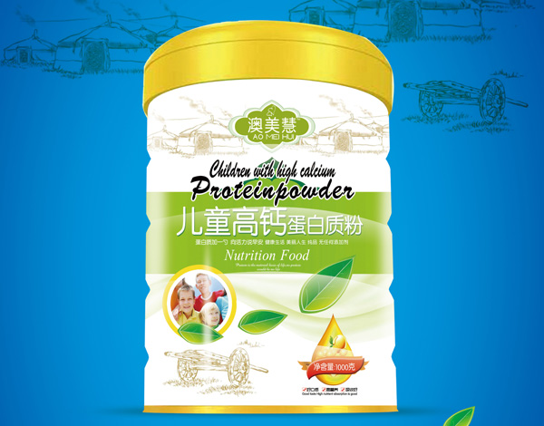 澳美慧兒童高鈣蛋白質粉2