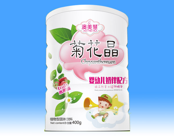 澳美慧嬰幼兒奶伴配方菊花晶