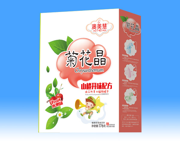 澳美慧山楂開胃配方菊花晶盒裝