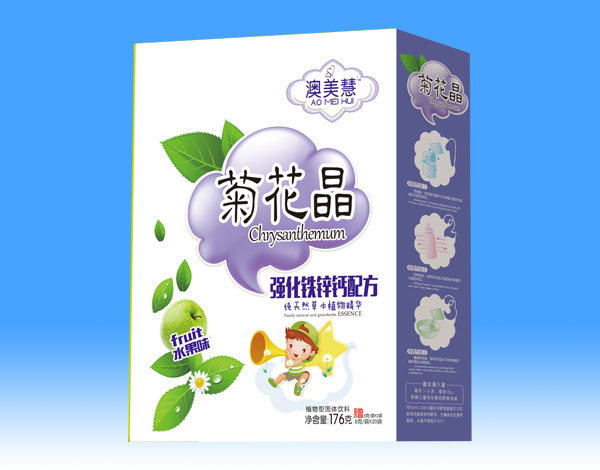 澳美慧強化鈣鐵鋅配方菊花晶盒裝