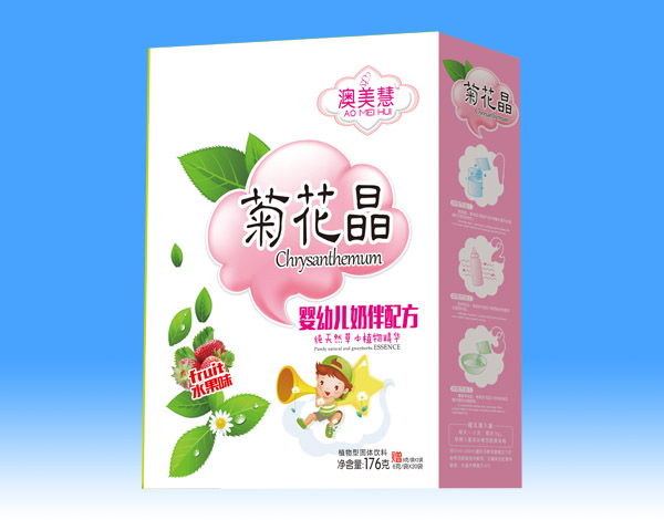 澳美慧嬰幼兒奶伴配方菊花晶盒裝