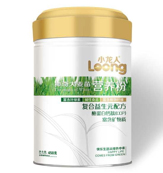 小龍人復合益生元配方神奇大麥苗營養粉