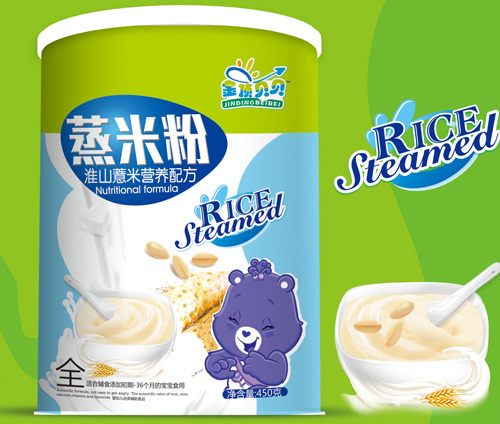 金頂貝貝淮山薏米營養配方蒸米粉