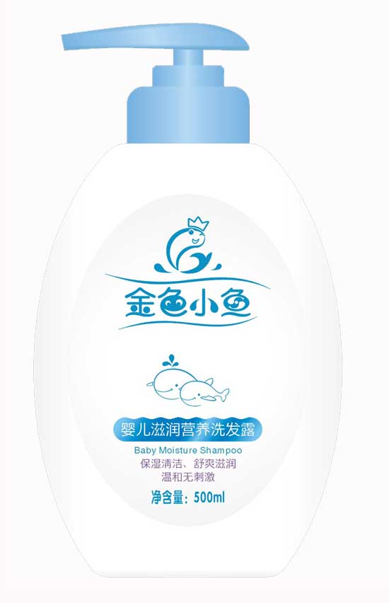 金色小魚嬰兒滋潤營養洗發露