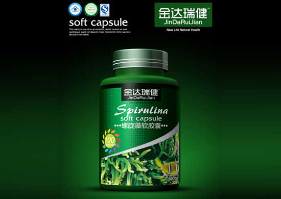 金達瑞健螺旋藻軟膠囊