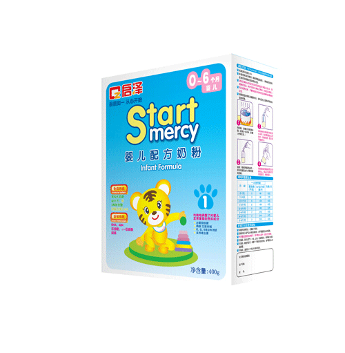 啟澤標準裝嬰幼兒配方奶粉普盒1段(盒)