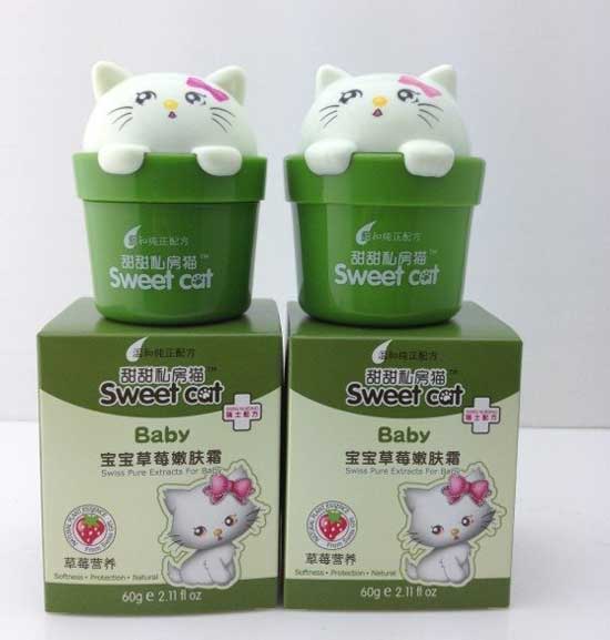 甜甜私房貓寶寶草莓嫩膚霜60克