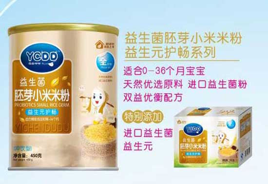 逸臣嘟嘟益生元護暢益生菌胚芽小米米粉