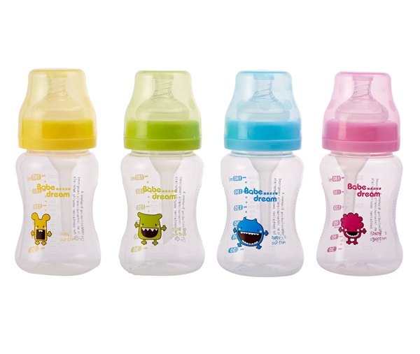 紐西貝兒健寬口防脹氣奶瓶(180ml)