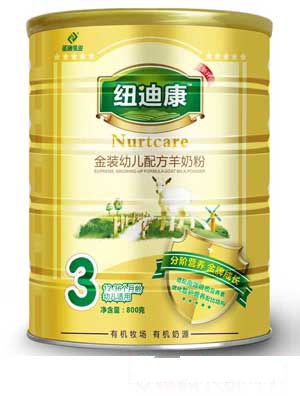 紐迪康金裝幼兒配方羊奶粉3段