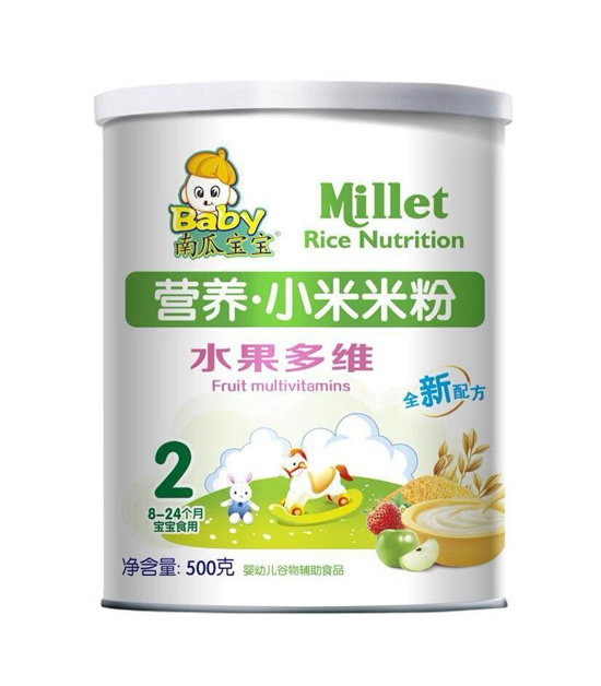 南瓜寶寶水果多維營養小米米粉