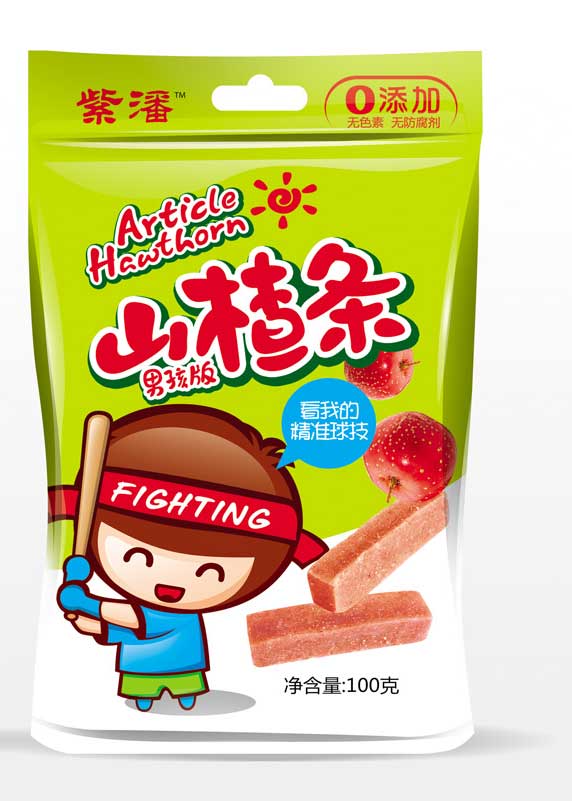 紫潘男孩版100克山楂條