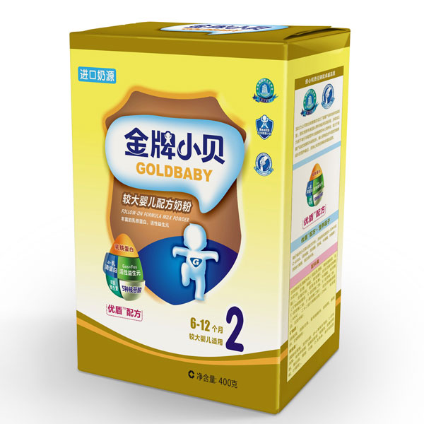 金牌小貝400G盒裝2段