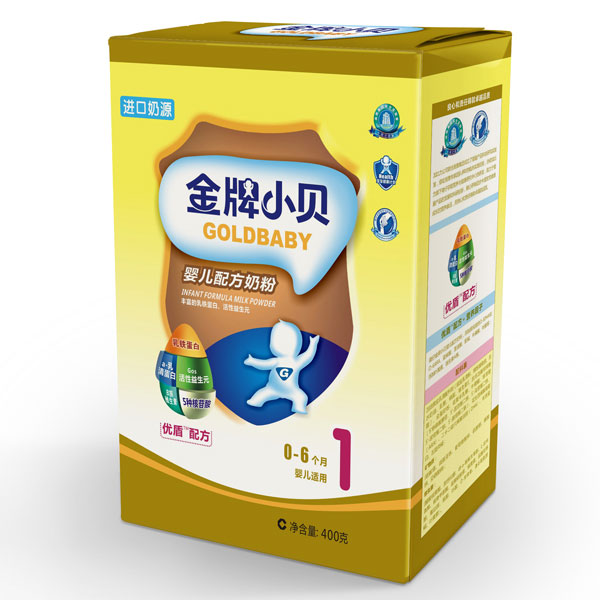 金牌小貝400G盒裝1段