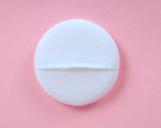 愛博莉嬰兒爽身粉撲-(1)