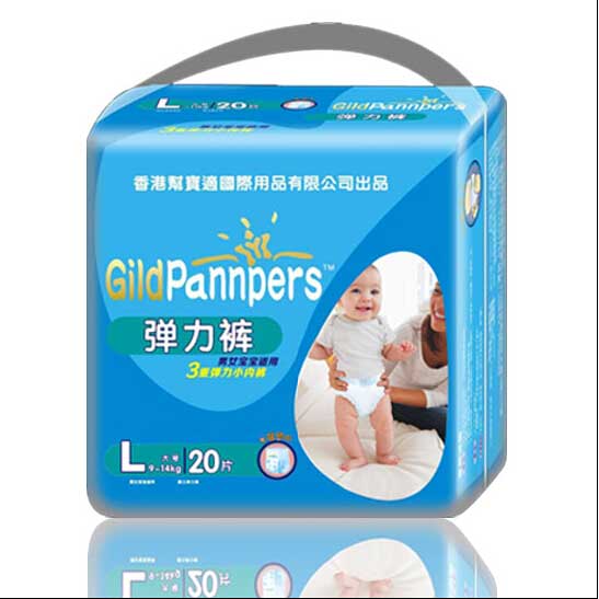 香港幫寶適金裝彈力褲L碼20片