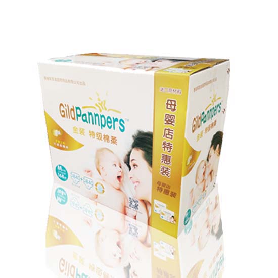 香港幫寶適金裝特級棉柔紙尿褲M碼