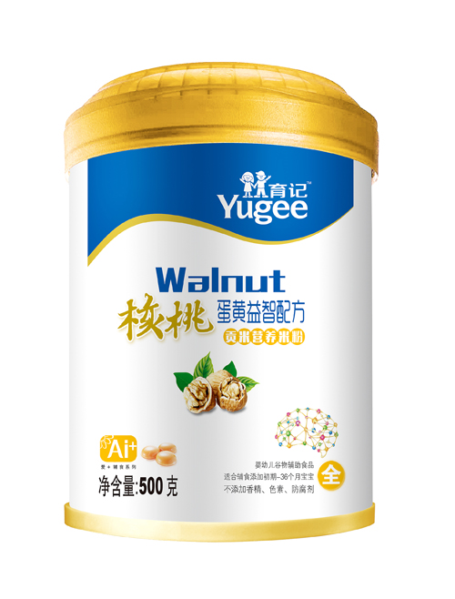 育記核桃蛋黃益智貢米營養米粉