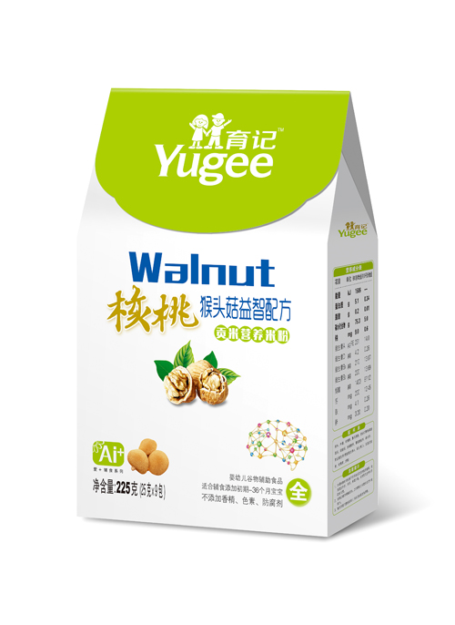 育記核桃猴頭菇益智貢米營養米粉盒裝