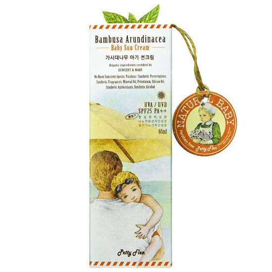 帕蒂嬰幼兒有機印度簕竹防曬霜