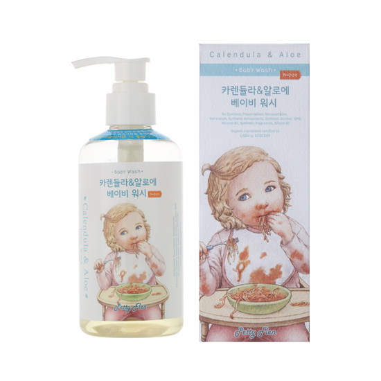 帕蒂嬰幼兒有機阿托蘆薈金盞花沐浴露