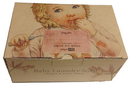 帕蒂金銀花嬰兒洗衣肥皂(8個裝)