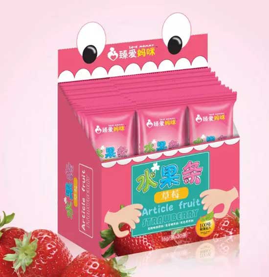 臻愛媽咪草莓水果條