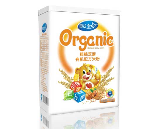 貝拉寶貝核桃芝麻有機米粉