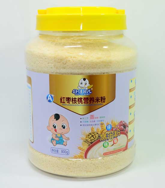 好佳貝兒A+紅棗核桃營養米粉