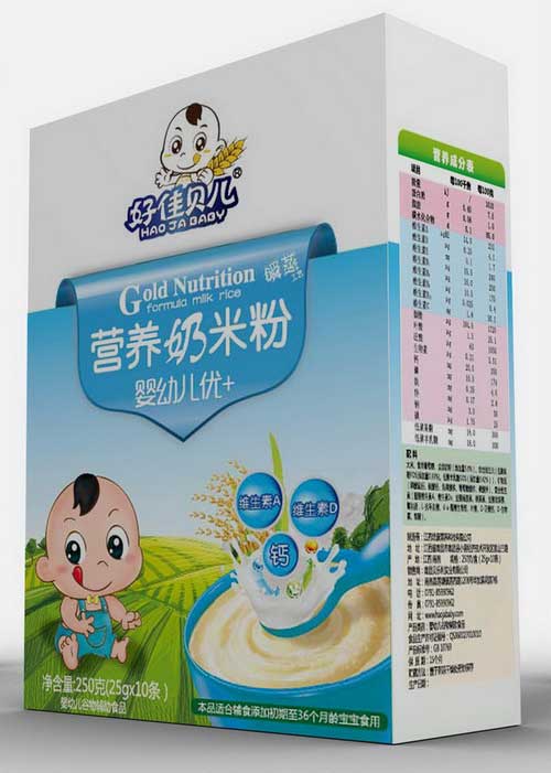 好佳貝兒嬰幼兒優+盒裝營養奶米粉