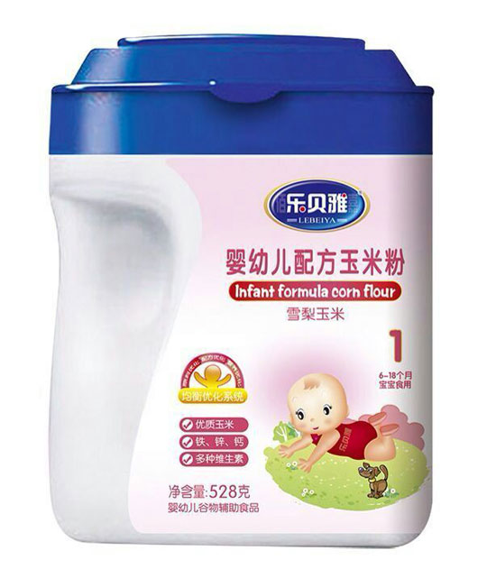 樂貝雅嬰幼兒雪梨玉米粉1段