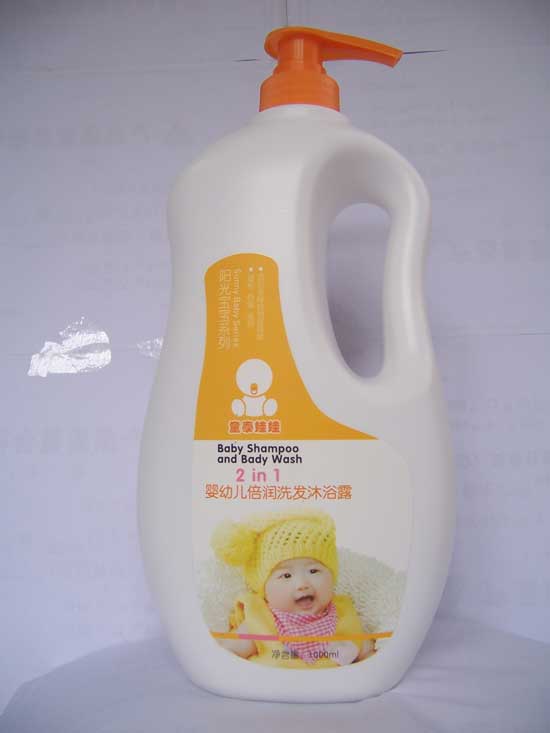 童泰娃娃嬰幼兒倍潤洗發沐浴露1升