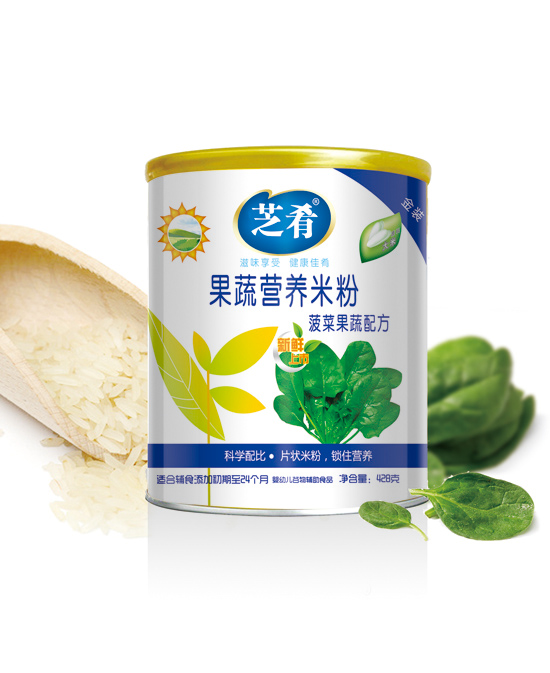 芝肴果蔬營養米粉(菠菜果蔬配方)