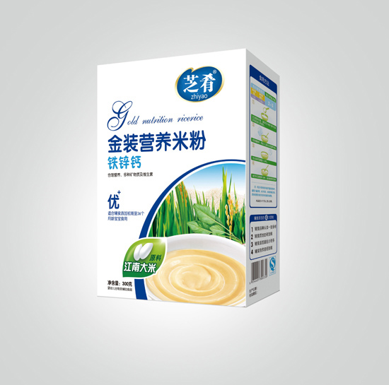芝肴金裝營養米粉(鐵鋅鈣配方)