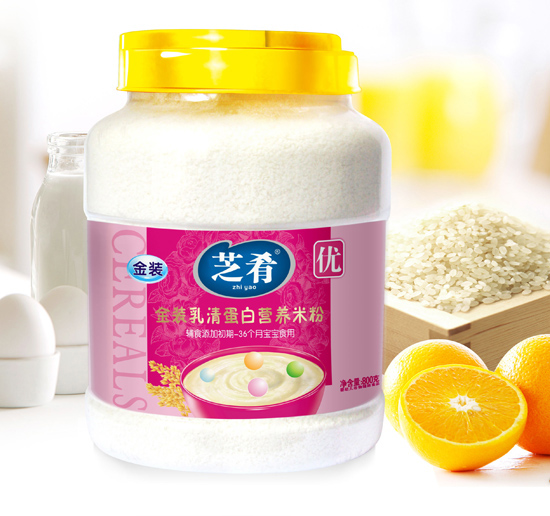 芝肴金裝乳清蛋白營養米粉