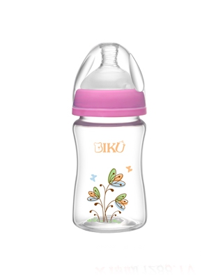 比酷熊嬰幼兒PP奶瓶300ML綠色