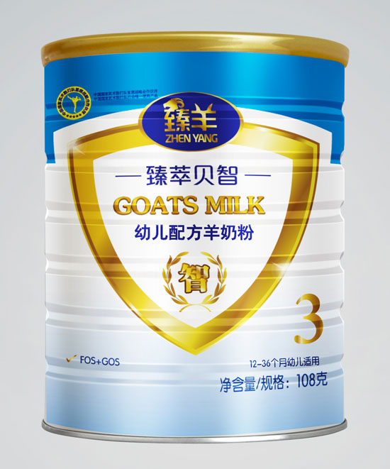 臻羊臻萃貝智108g-3段-幼兒羊奶粉