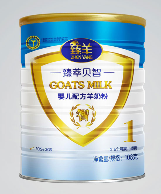 臻羊臻萃貝智108g-1段-嬰兒羊奶粉