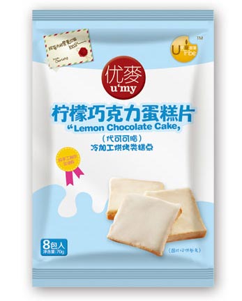 優麥檸檬味蛋糕片(8片裝)