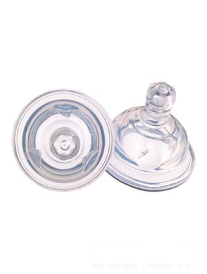 清素立體仿生奶嘴(寬口徑-慢流量-2件裝)