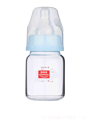 喜哇哇嬰幼兒玻璃奶瓶220ML