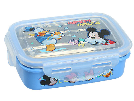 迪士尼不銹鋼米奇卡通學生飯盒