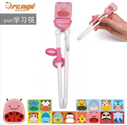 橙氏良品動物樂園寶寶練習筷瓢蟲