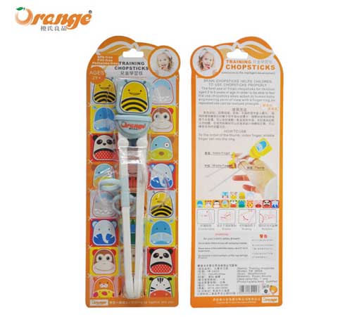 橙氏良品動物樂園寶寶練習筷小蜜蜂