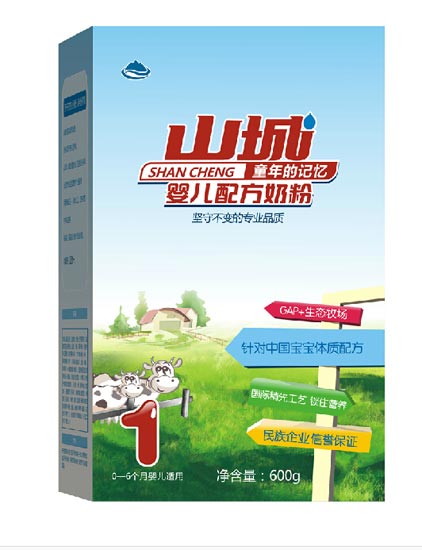 山城奶粉盒裝1段