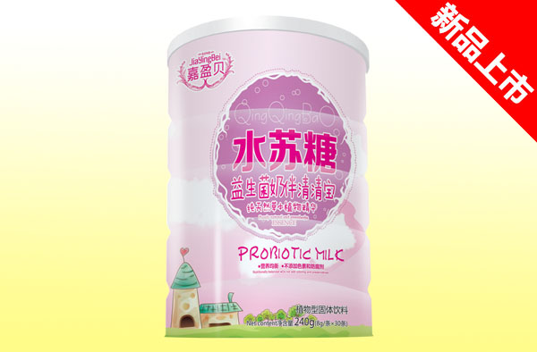 嘉盈貝水蘇糖益生菌奶伴清清寶