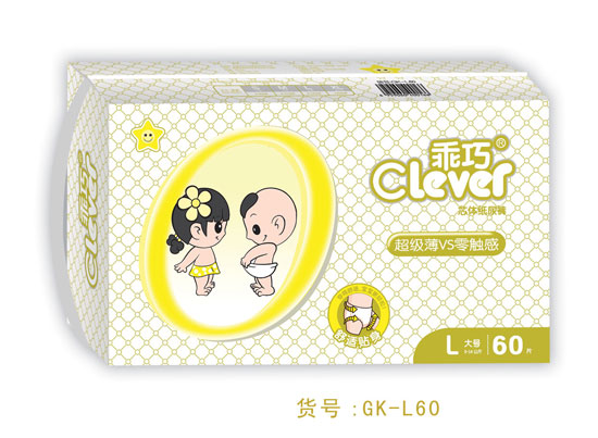 乖巧X芯體嬰兒紙尿褲L碼60