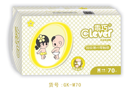 乖巧X芯體嬰兒紙尿褲M碼70