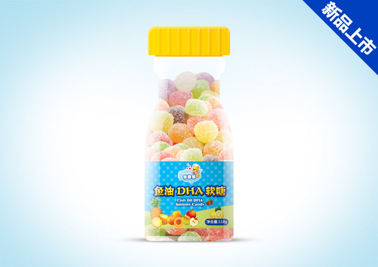 魚油DHA軟糖瓶裝