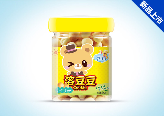 溶豆豆(小布丁)餅干桶裝